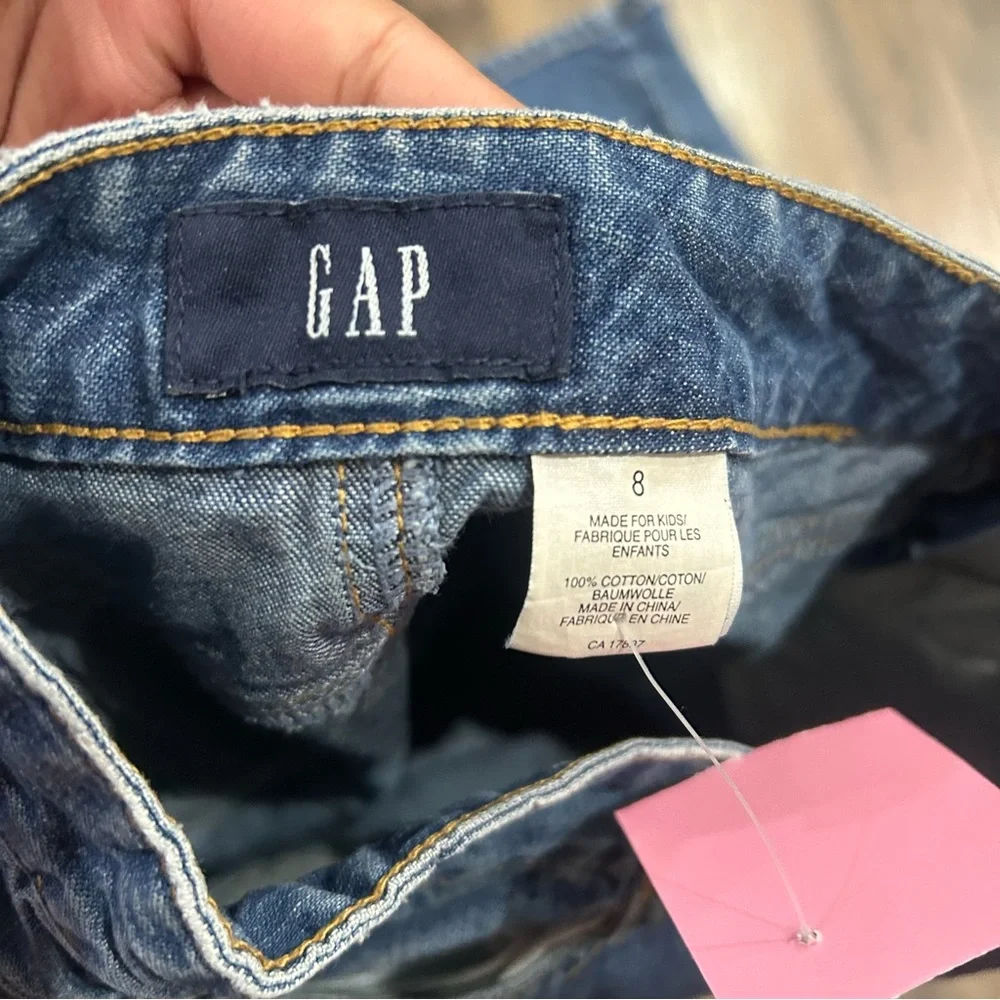 Denim A-Line Midi Skirt with Floral Embroidery - Picture 6 of 6